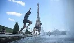 Calor extremo en París